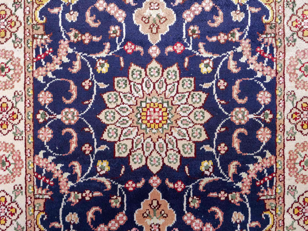 Silk matta - China Silk - 91 x 61 cm - mörkblå