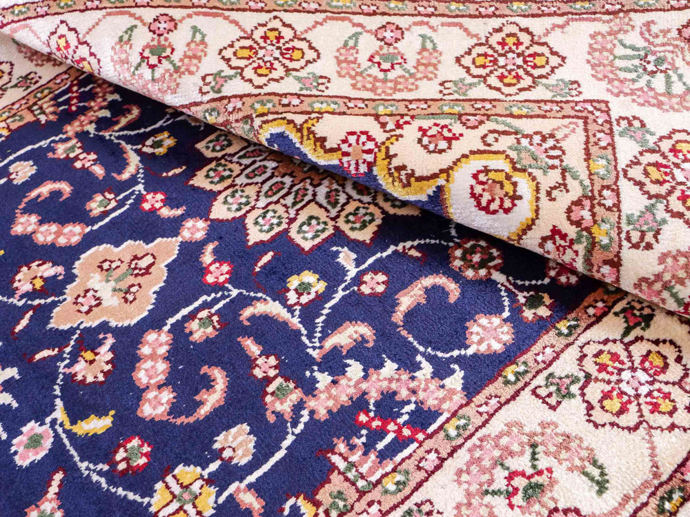 Silk matta - China Silk - 91 x 61 cm - mörkblå