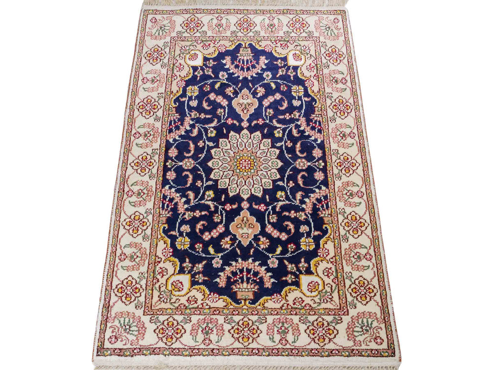 Silk matta - China Silk - 91 x 61 cm - mörkblå