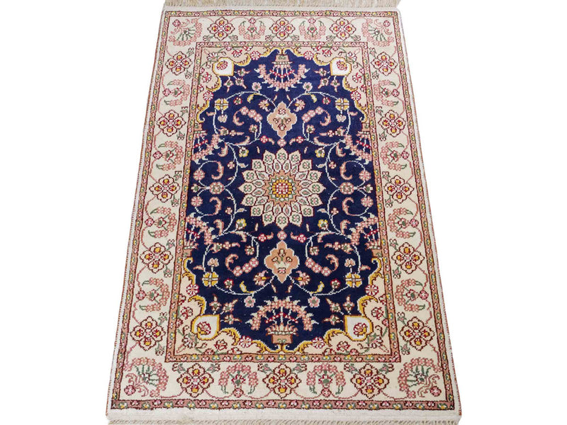 Silk matta - China Silk - 91 x 61 cm - mörkblå