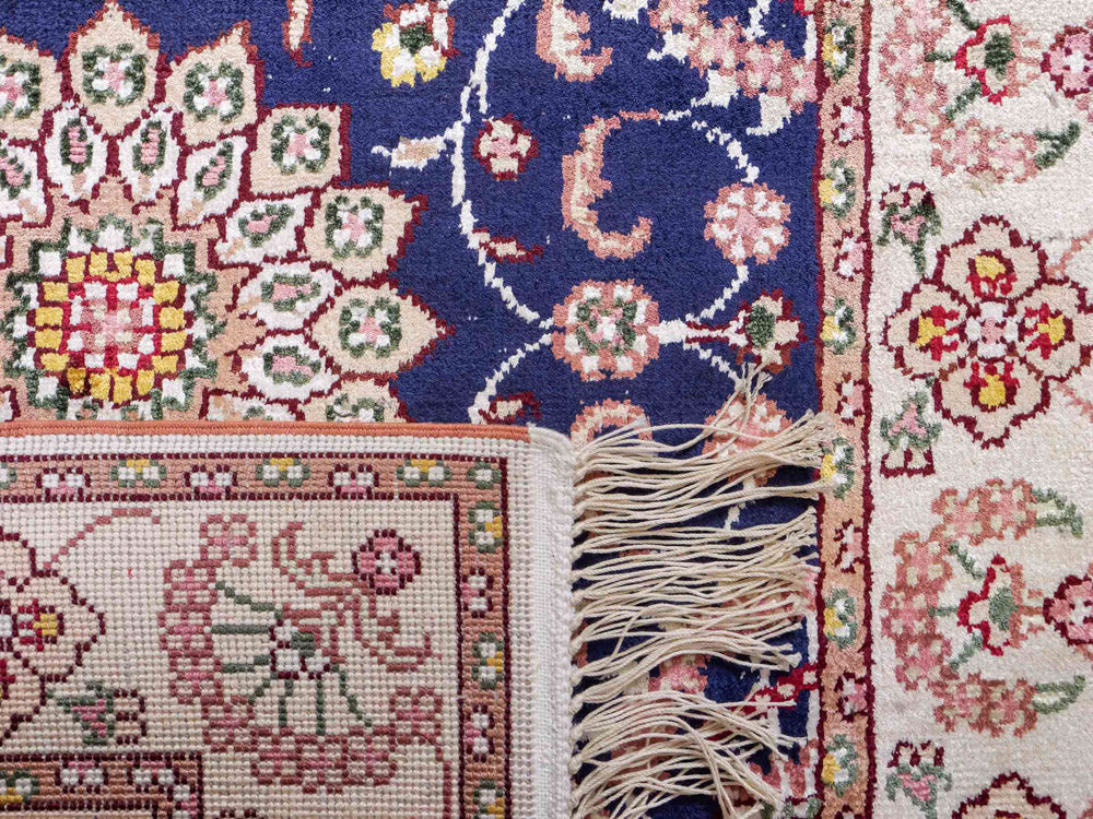 Silk matta - China Silk - 91 x 61 cm - mörkblå