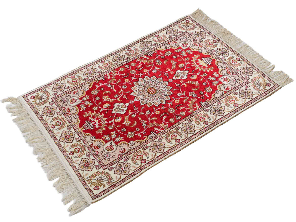 Silk matta - China Silk - 92 x 60 cm - röd