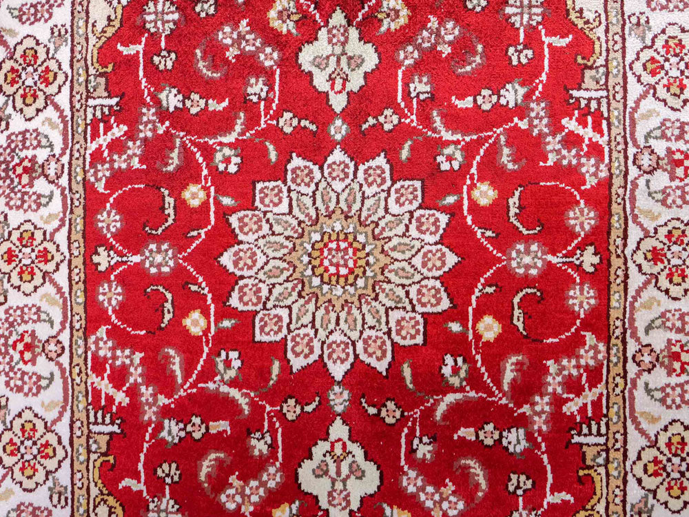 Silk matta - China Silk - 90 x 62 cm - röd