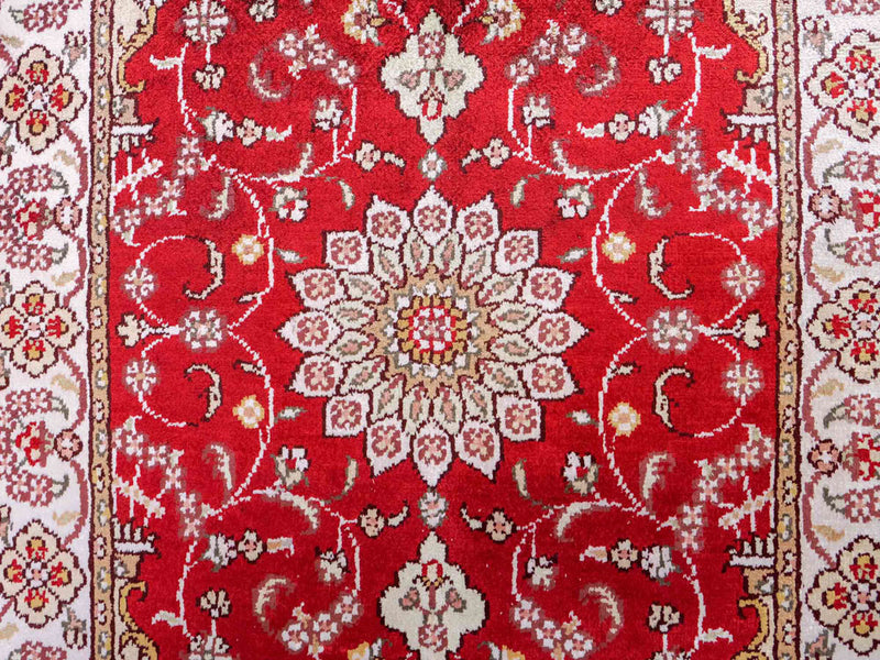 Silk matta - China Silk - 90 x 62 cm - röd