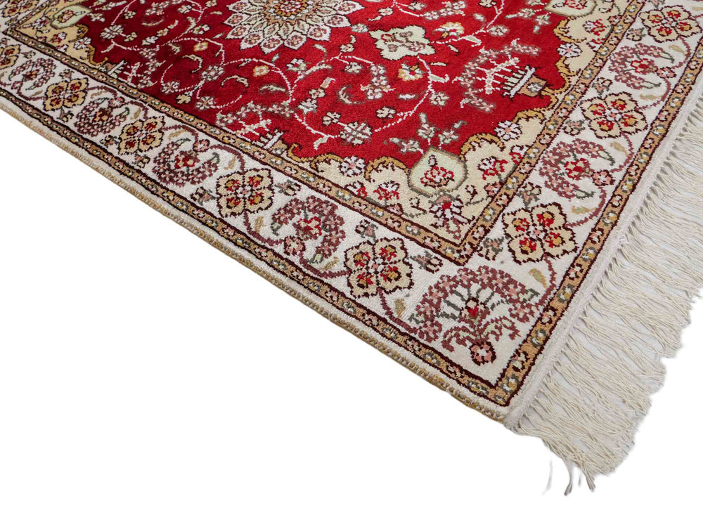 Silk matta - China Silk - 90 x 62 cm - röd