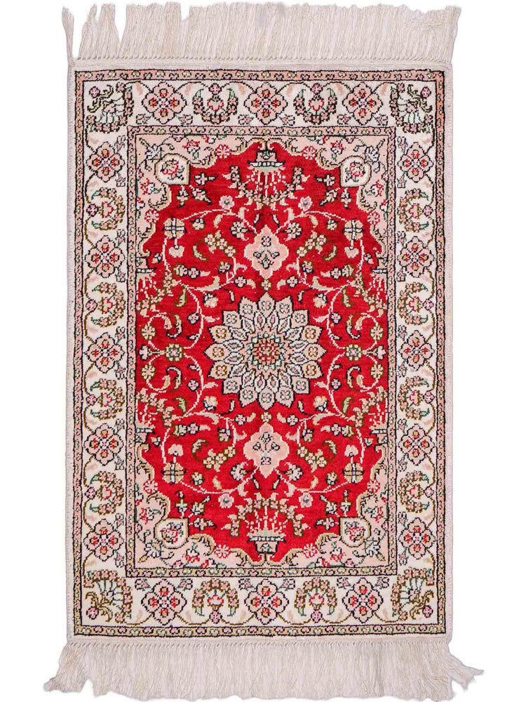 Silk matta - China Silk - 89 x 62 cm - röd