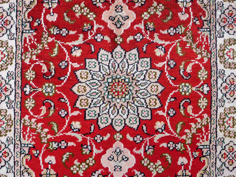 Silk matta - China Silk - 89 x 62 cm - röd