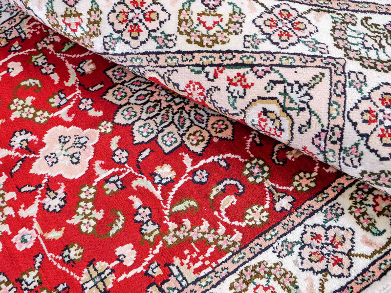 Silk matta - China Silk - 89 x 62 cm - röd