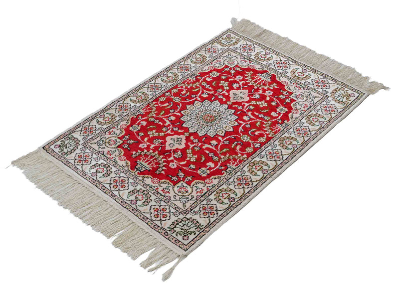 Silk matta - China Silk - 89 x 62 cm - röd