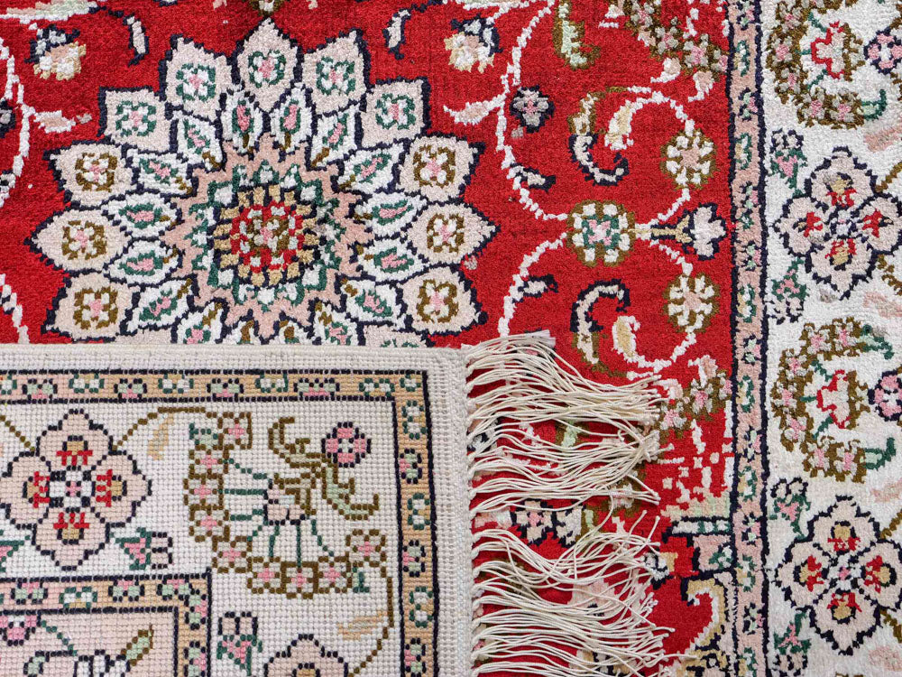 Silk matta - China Silk - 89 x 62 cm - röd