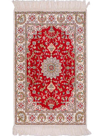 Silk matta - China Silk - 89 x 62 cm - röd