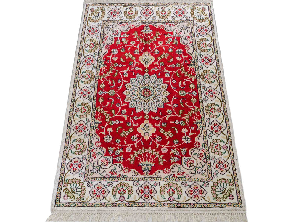 Silk matta - China Silk - 89 x 62 cm - röd