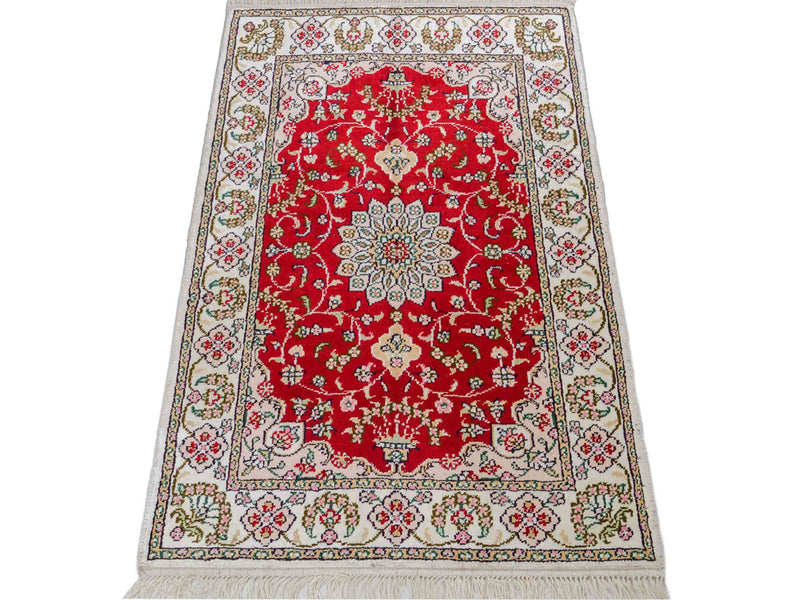 Silk matta - China Silk - 89 x 62 cm - röd