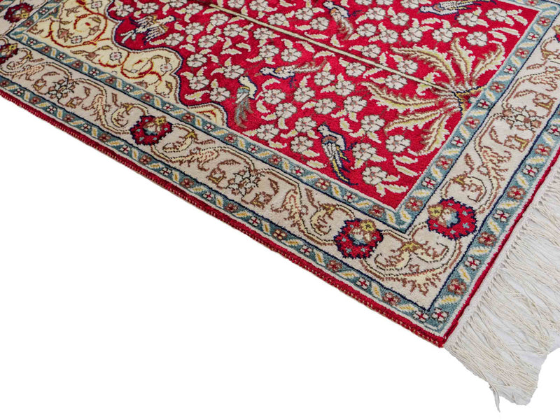 Silk matta - China Silk - 87 x 58 cm - ljusröd