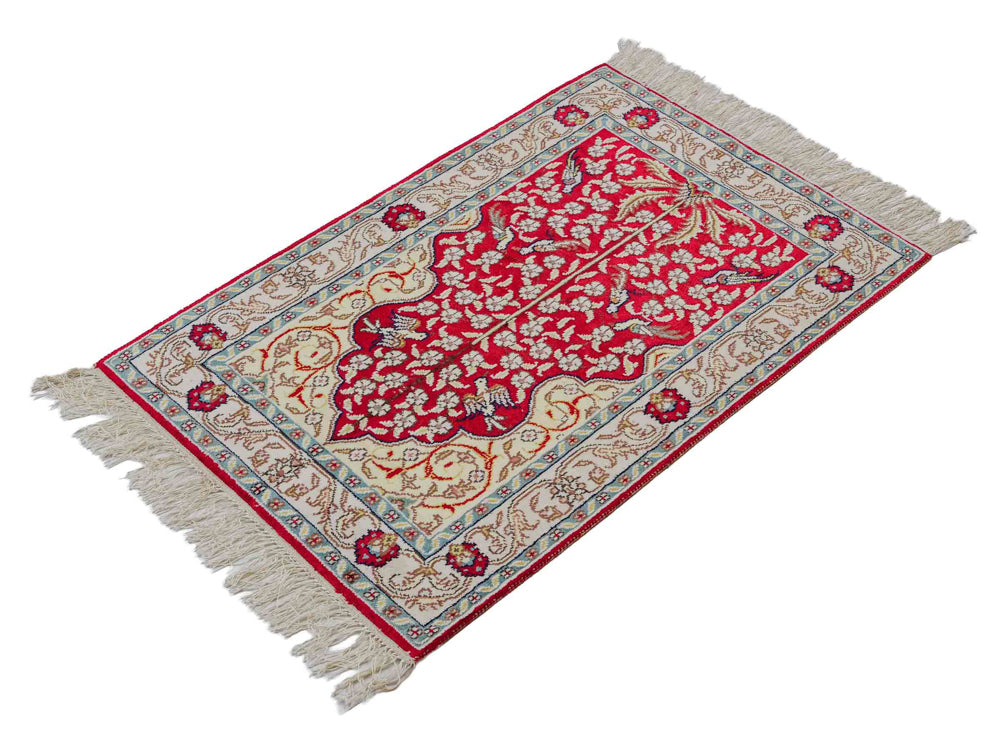 Silk matta - China Silk - 87 x 58 cm - ljusröd