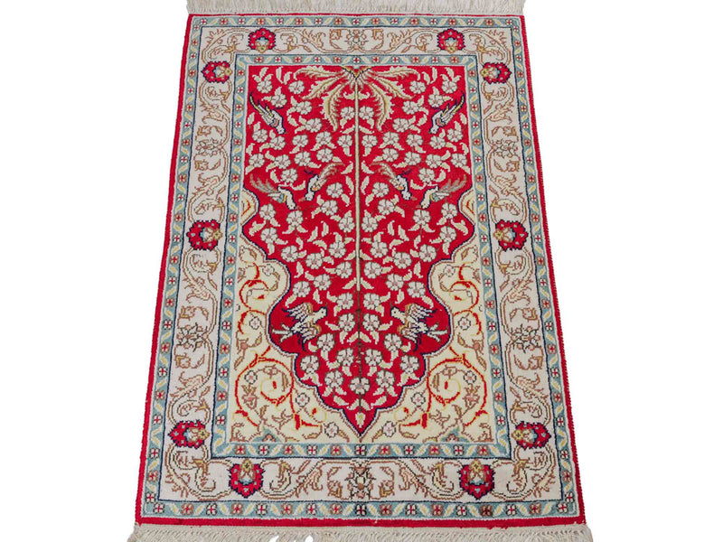 Silk matta - China Silk - 87 x 58 cm - ljusröd