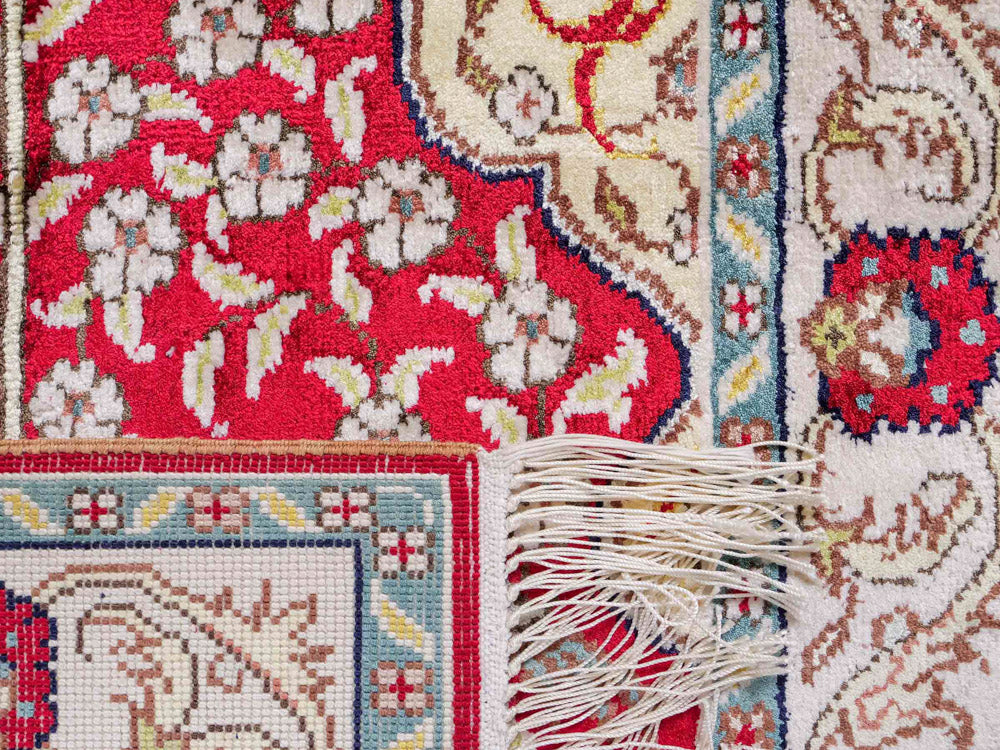 Silk matta - China Silk - 87 x 58 cm - ljusröd