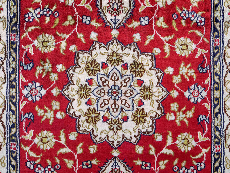 Silk matta - China Silk - 92 x 60 cm - röd