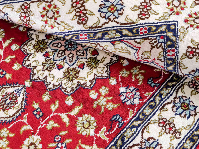 Silk matta - China Silk - 92 x 60 cm - röd