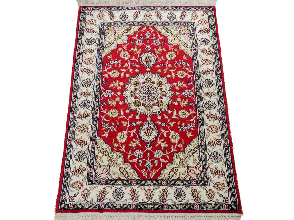 Silk matta - China Silk - 92 x 60 cm - röd