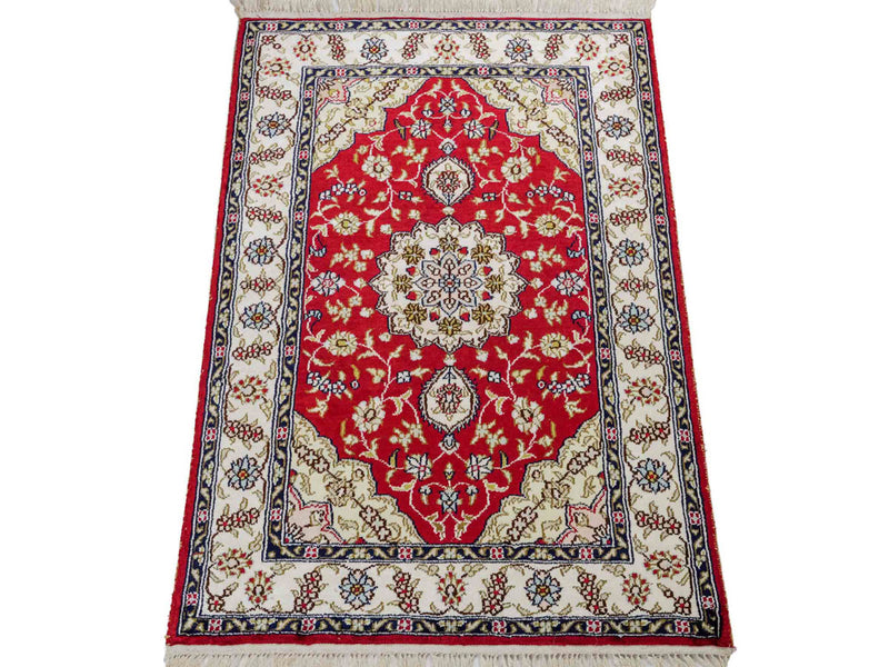 Silk matta - China Silk - 92 x 60 cm - röd