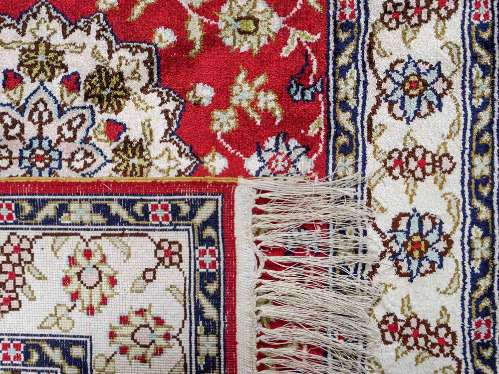 Silk matta - China Silk - 92 x 60 cm - röd