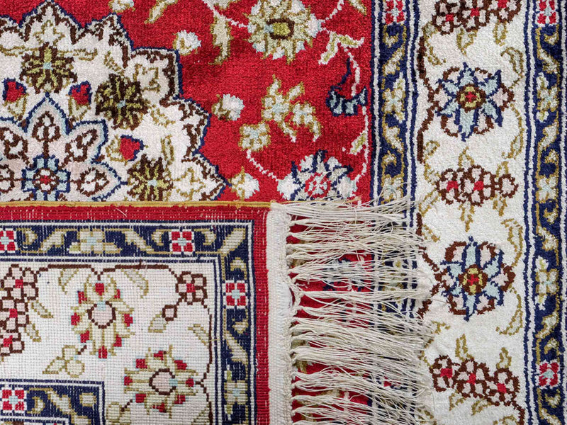 Silk matta - China Silk - 92 x 60 cm - röd