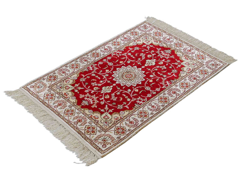 Silk matta - China Silk - 89 x 62 cm - röd