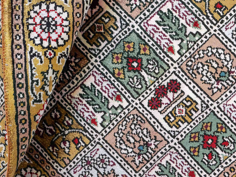 Silk matta - China Silk - 92 x 62 cm - flerfärgad