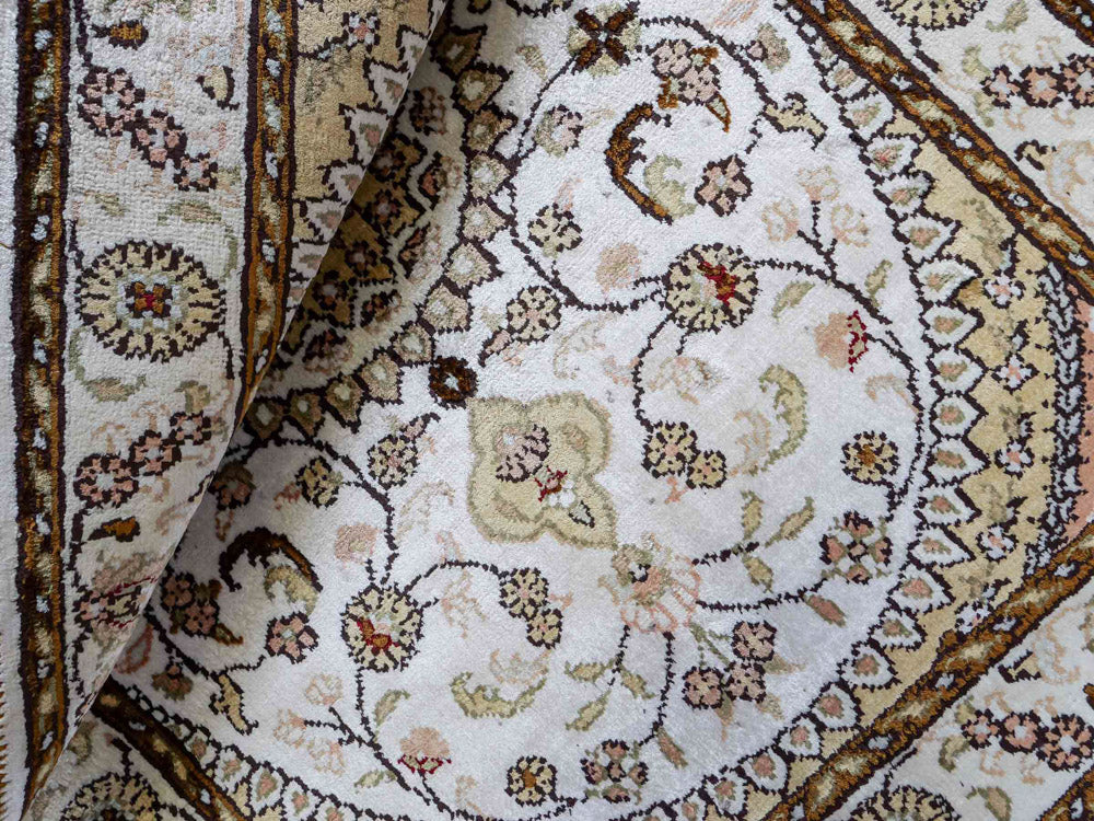 Silk matta - China Silk - 89 x 61 cm - grädde