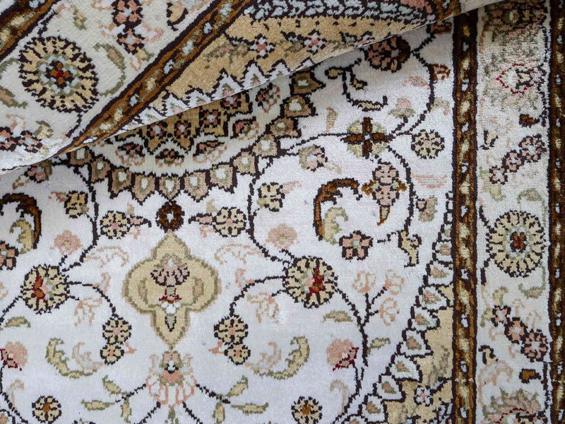 Silk matta - China Silk - 89 x 61 cm - grädde