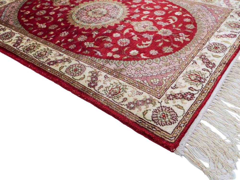 Silk matta - China Silk - 90 x 59 cm - röd
