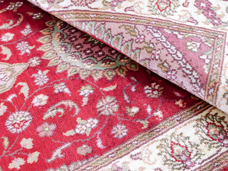 Silk matta - China Silk - 90 x 59 cm - röd