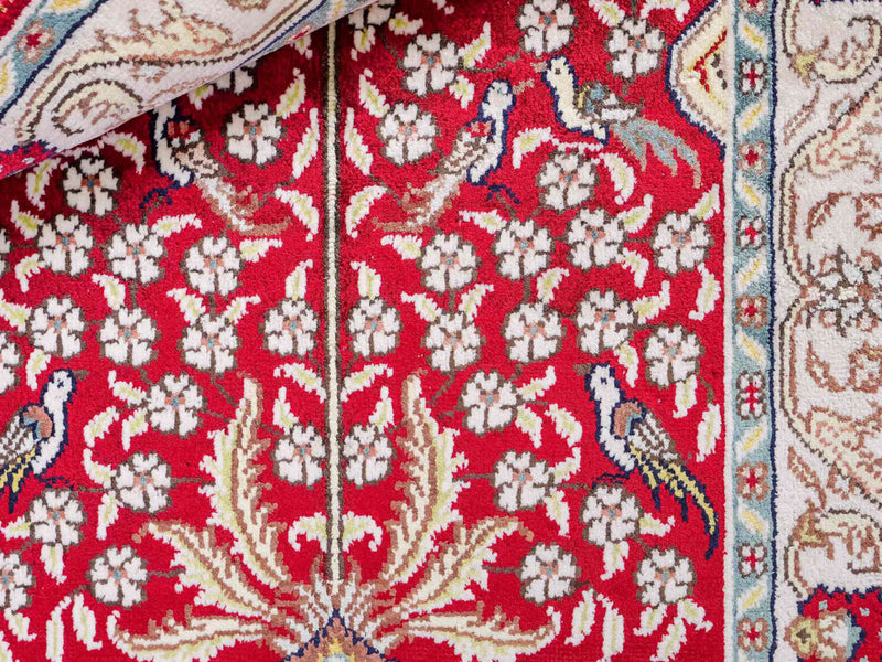 Silk matta - China Silk - 86 x 58 cm - ljusröd