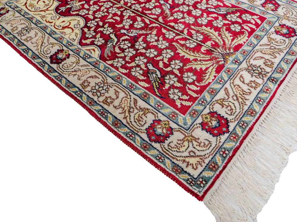 Silk matta - China Silk - 86 x 58 cm - ljusröd