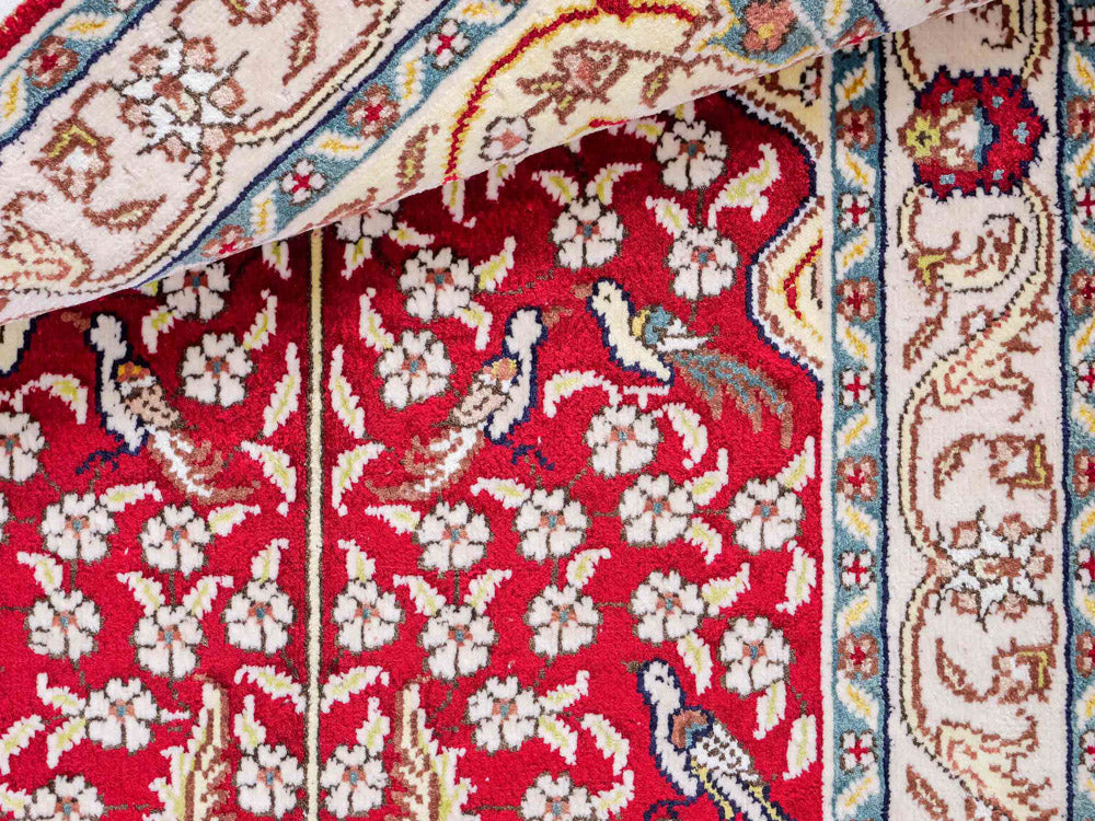 Silk matta - China Silk - 89 x 58 cm - ljusröd