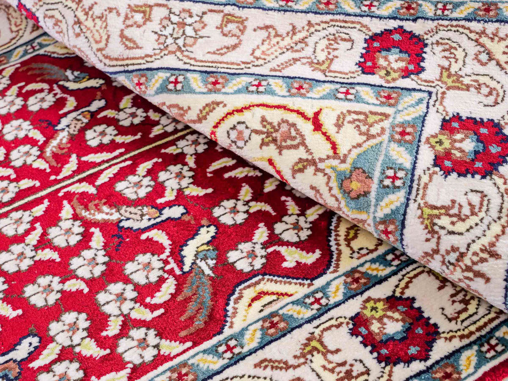 Silk matta - China Silk - 89 x 58 cm - ljusröd