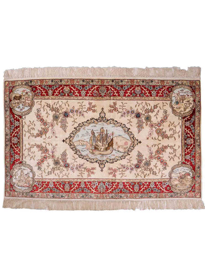 Kinesisk silke Mattan 95x153cm - Oriental Carpet