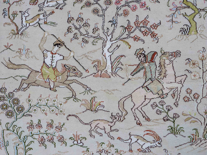 Seidenteppich - China Seide - 178 x 123 cm - beige