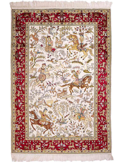 Kinesisk silke Mattan 123x180cm - Oriental Carpet