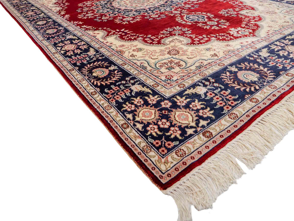 Silk matta - China Silk - 186 x 121 cm - röd