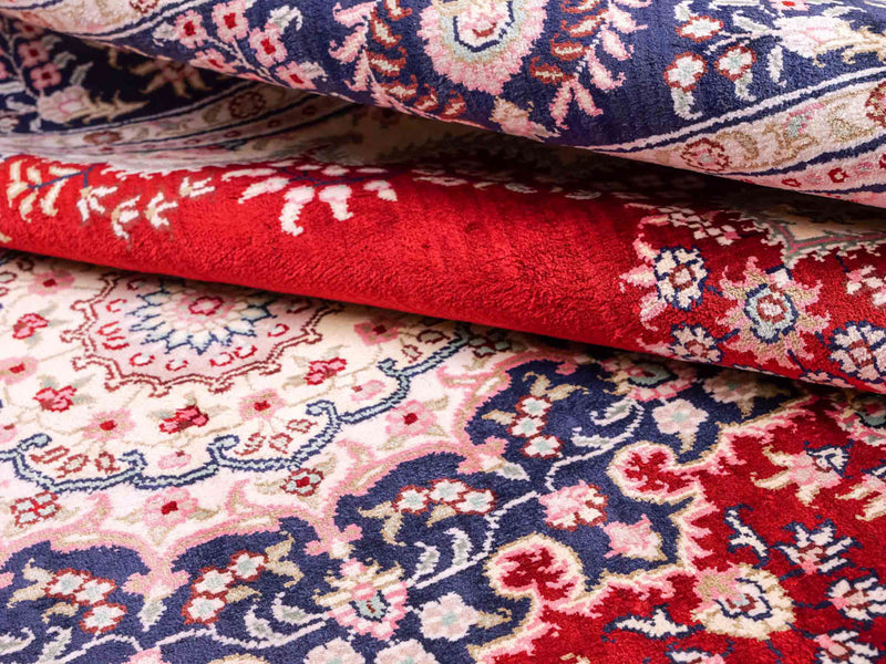 Silk matta - China Silk - 186 x 121 cm - röd