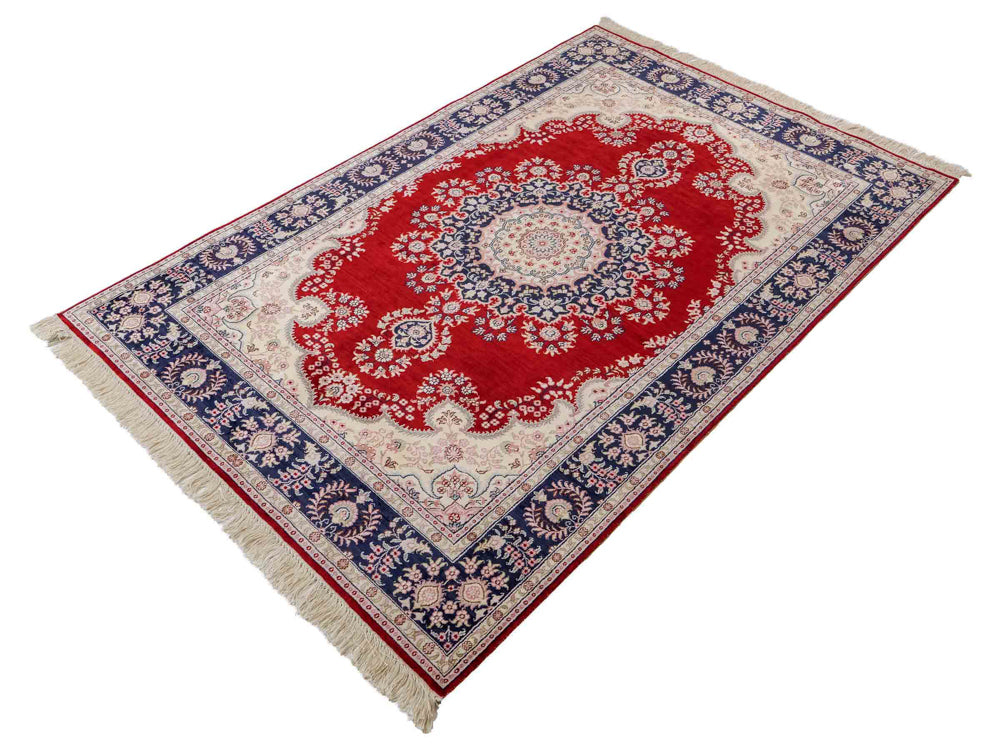 Silk matta - China Silk - 186 x 121 cm - röd