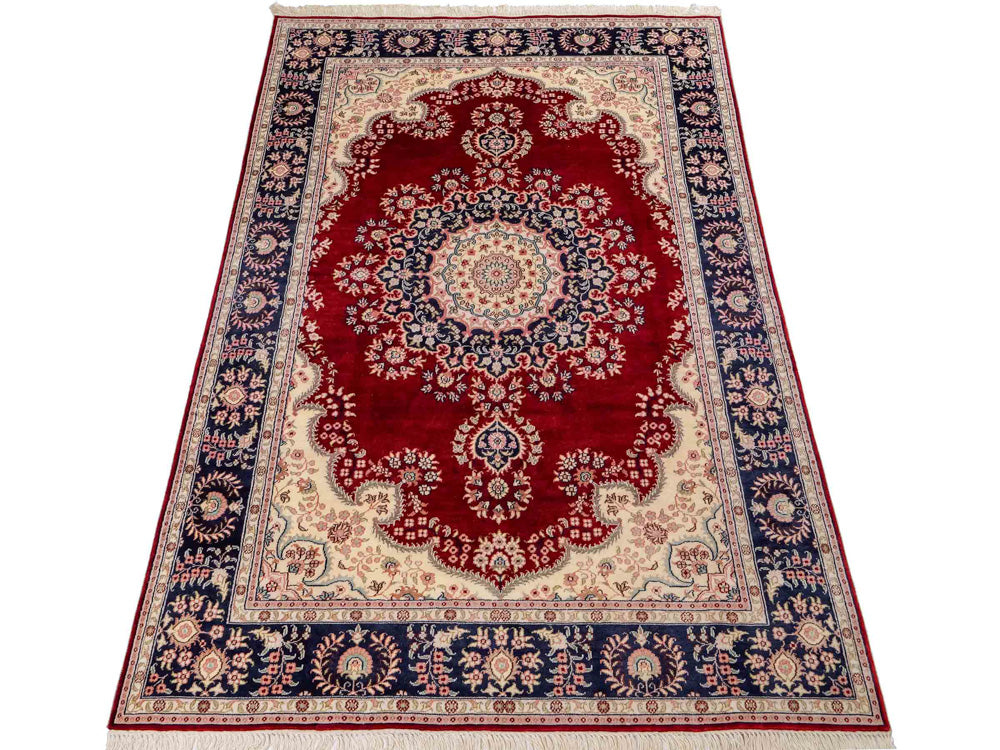 Silk matta - China Silk - 186 x 121 cm - röd