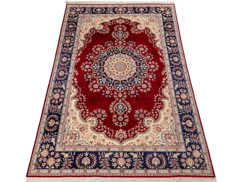 Silk matta - China Silk - 186 x 121 cm - röd