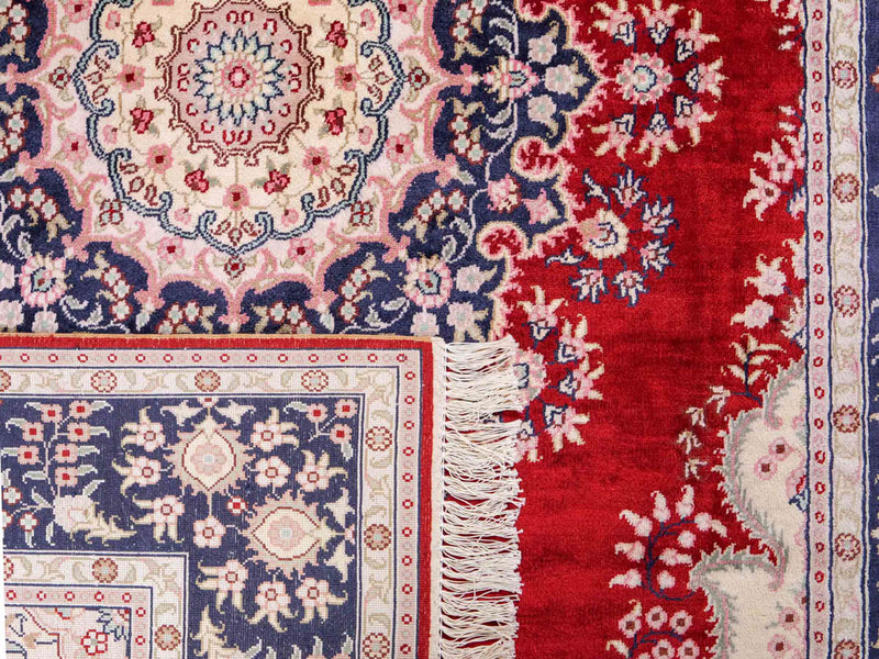 Silk matta - China Silk - 186 x 121 cm - röd