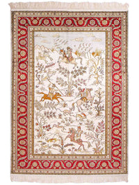 Kinesisk silke Mattan 184x125cm - Oriental Carpet – product image