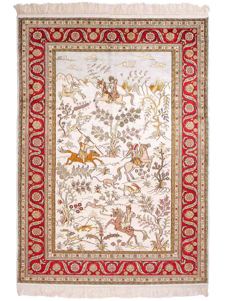 Kinesisk silke Mattan 184x125cm - Oriental Carpet