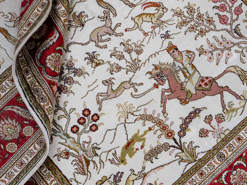 Kinesisk silke Mattan 184x125cm - Oriental Carpet