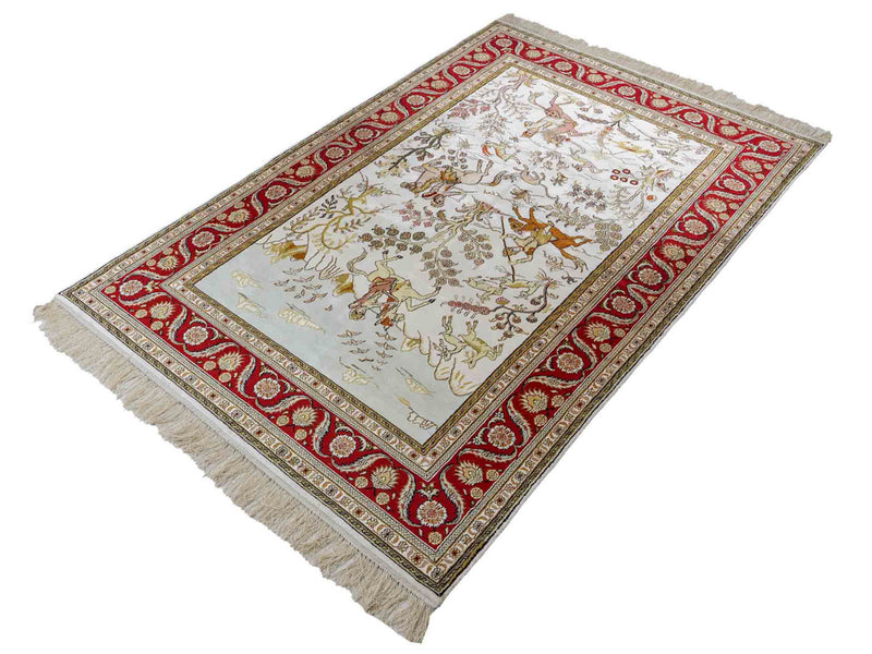 Kinesisk silke Mattan 184x125cm - Oriental Carpet